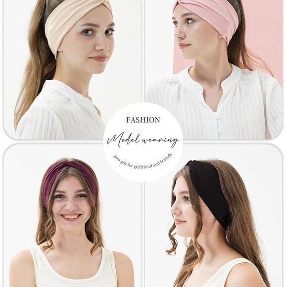 16 PCS Nylon Headbands for Women Elastic Sweat-Absorbent Yoga Running Accessorie main image 7